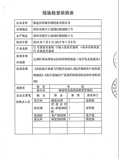 CFDA飞检4家械企，3家整改1家停产！