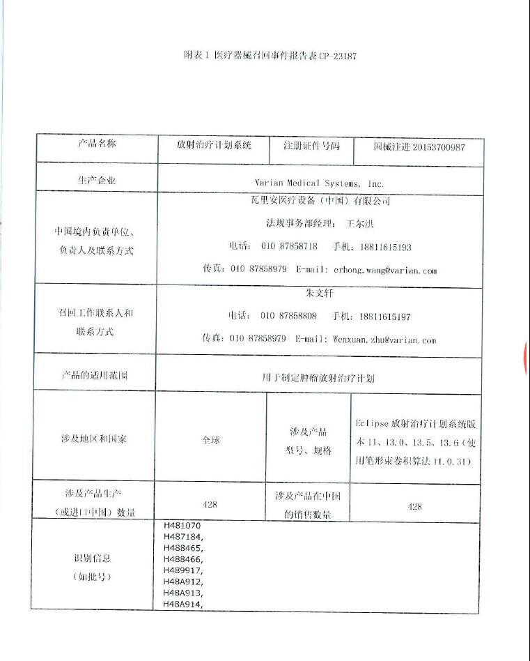 又见召回！3家企业主动召回医疗器械产品